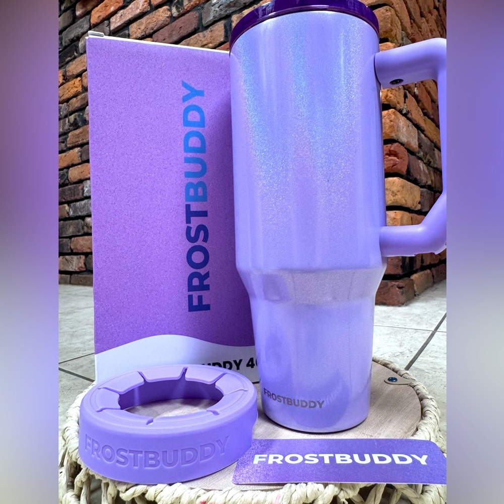 NEW FrostBuddy Amethyst Thicc Buddy 40 oz Tumbler Sold Out Everywhere NWT!